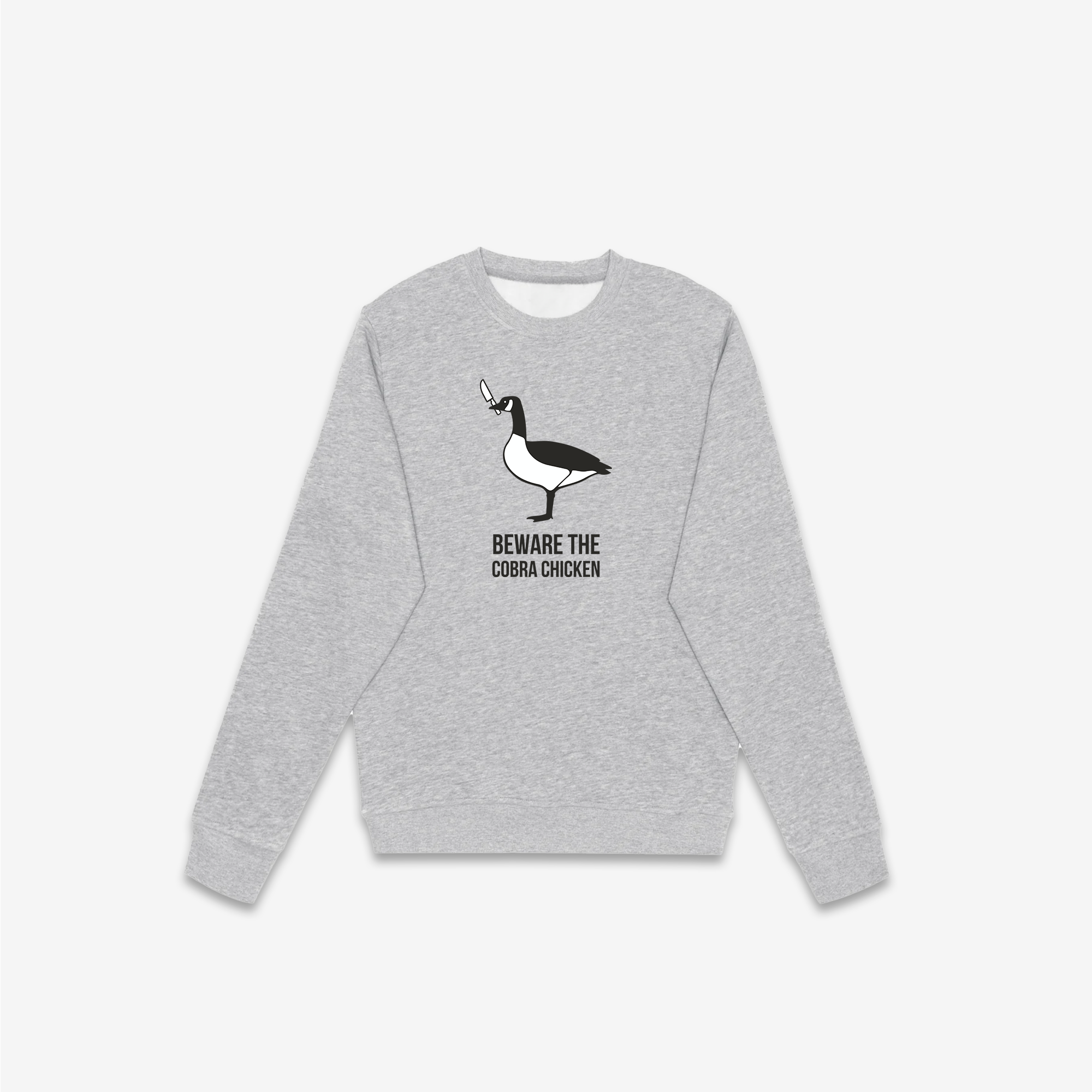 Beware the Cobra Chicken Crewneck