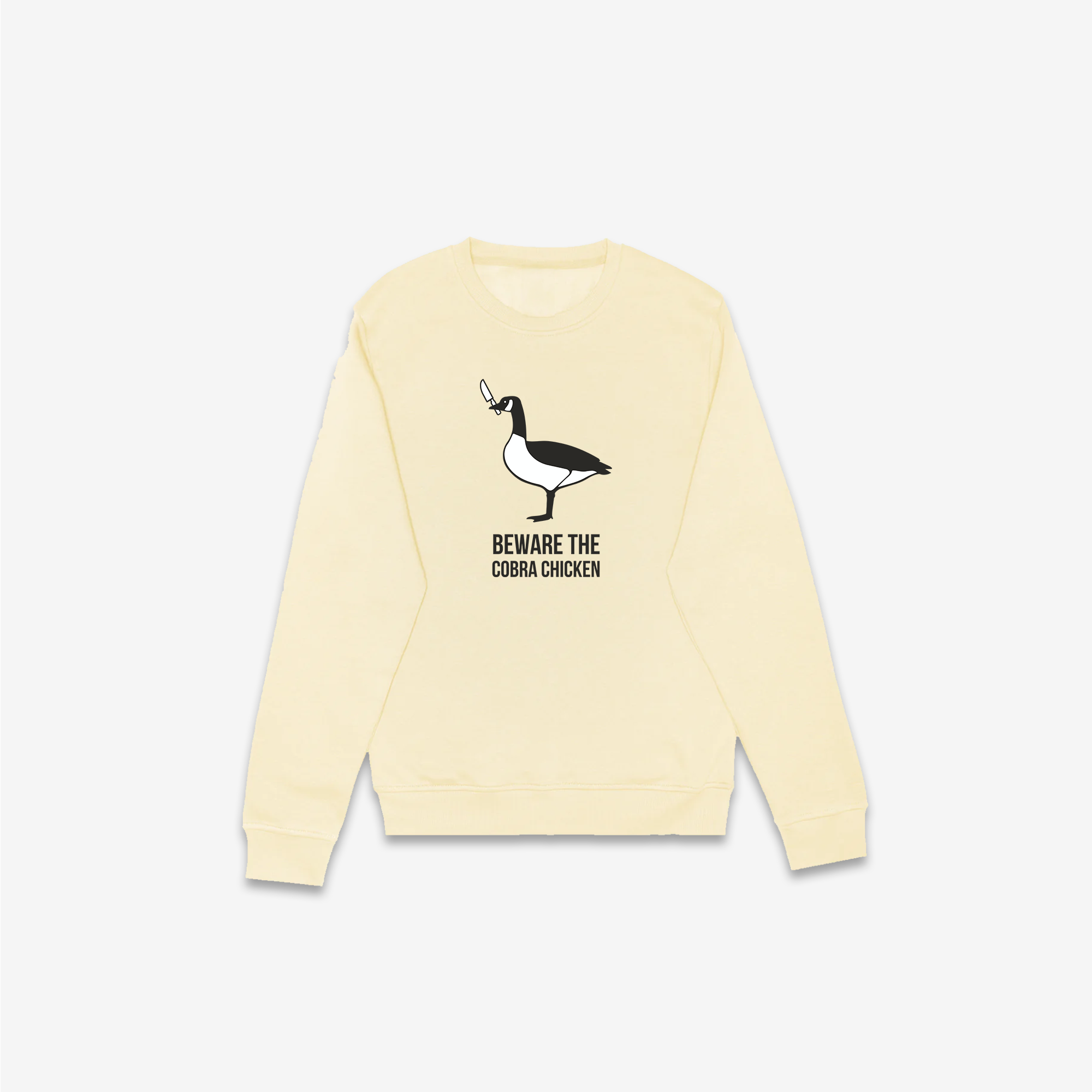 Beware the Cobra Chicken Crewneck