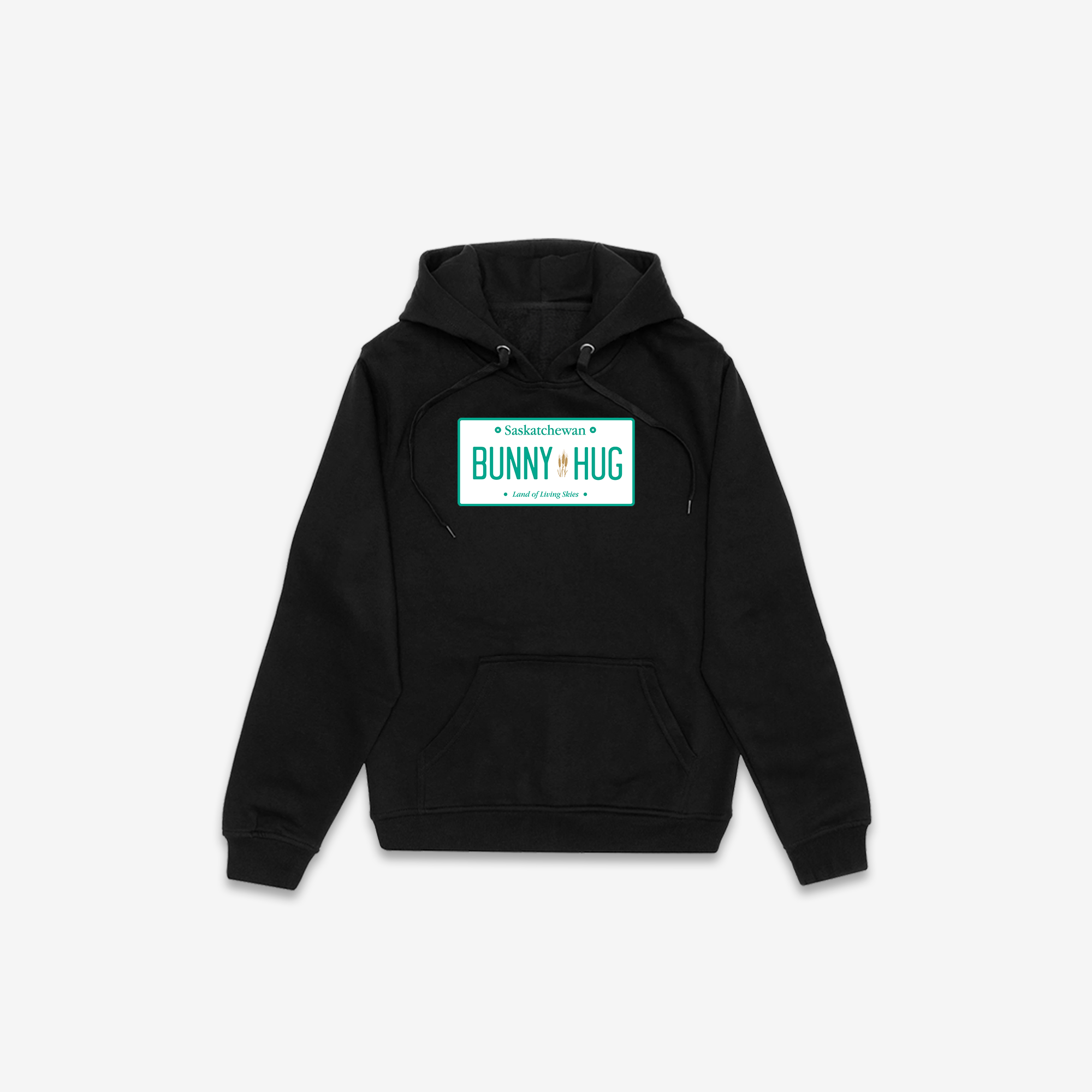 Saskatchewan Bunny Hug License Plate Hoodie