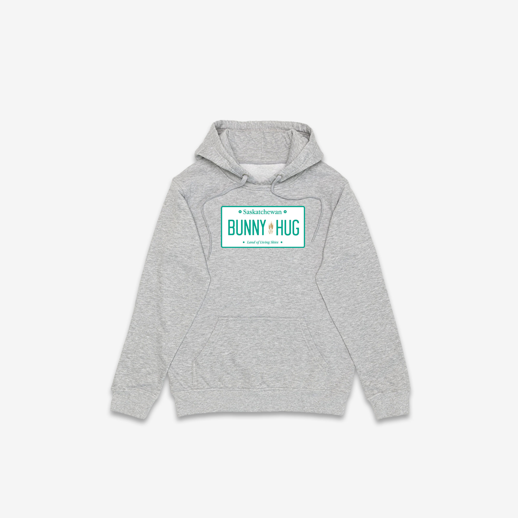 Saskatchewan Bunny Hug License Plate Hoodie