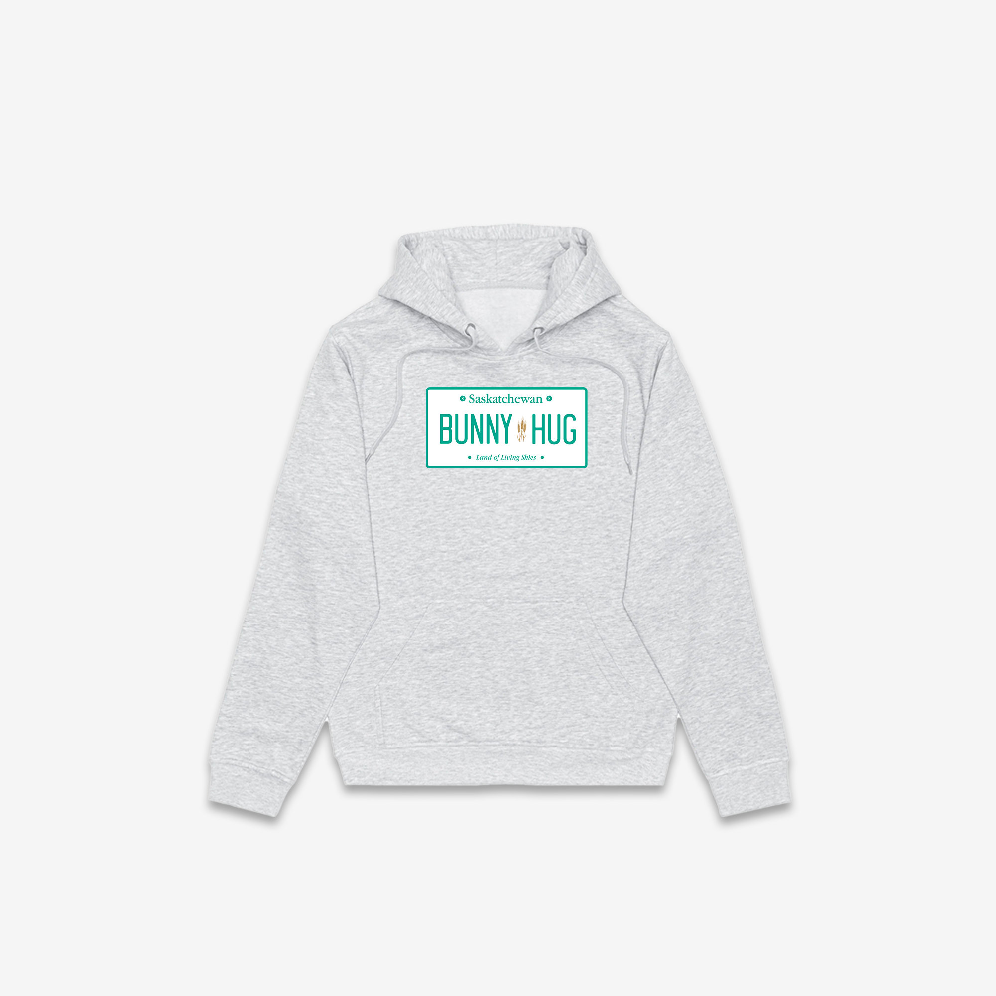 Saskatchewan Bunny Hug License Plate Hoodie