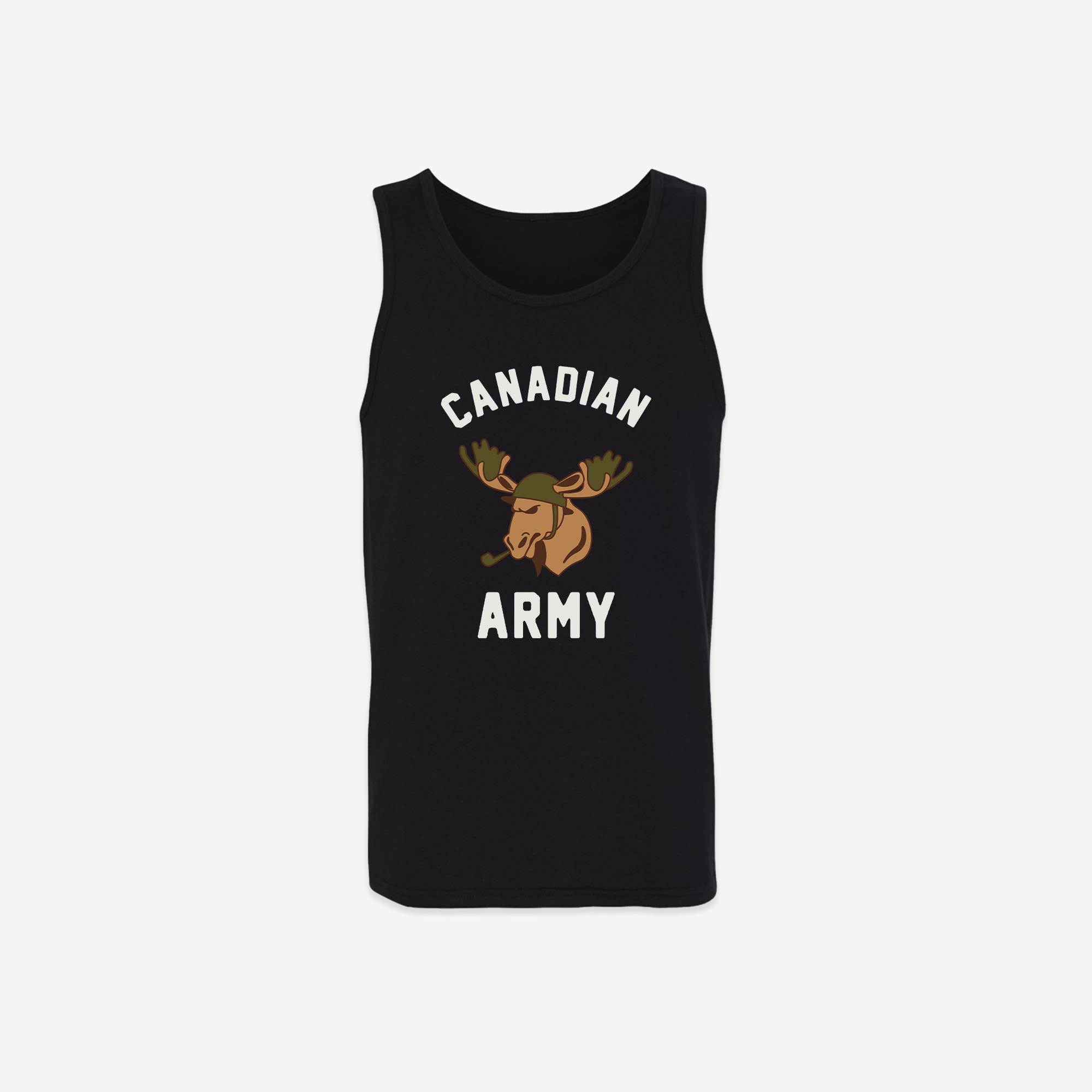 Canadian Army Tank Top - Black