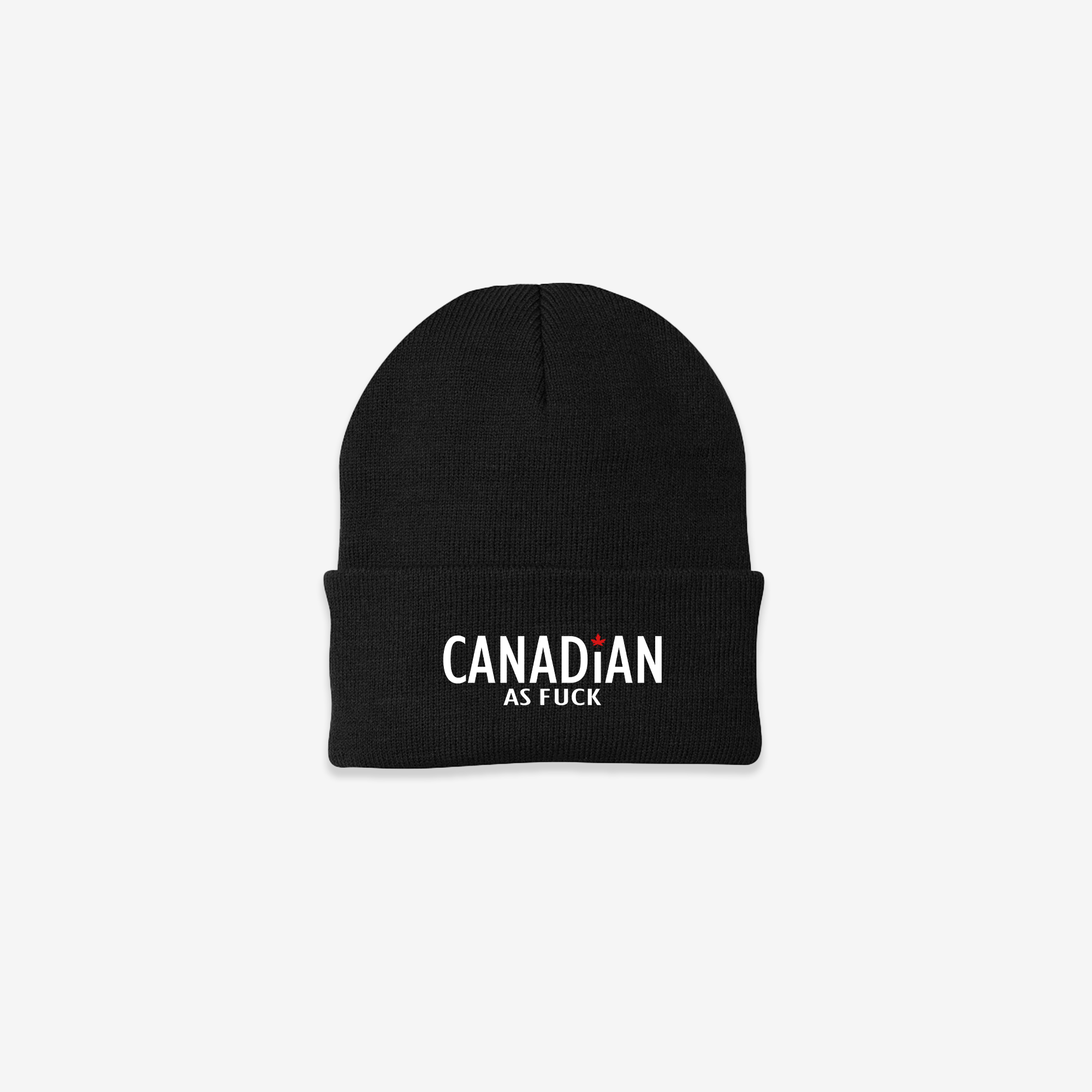 Canadian As Fuck Toque - Black
