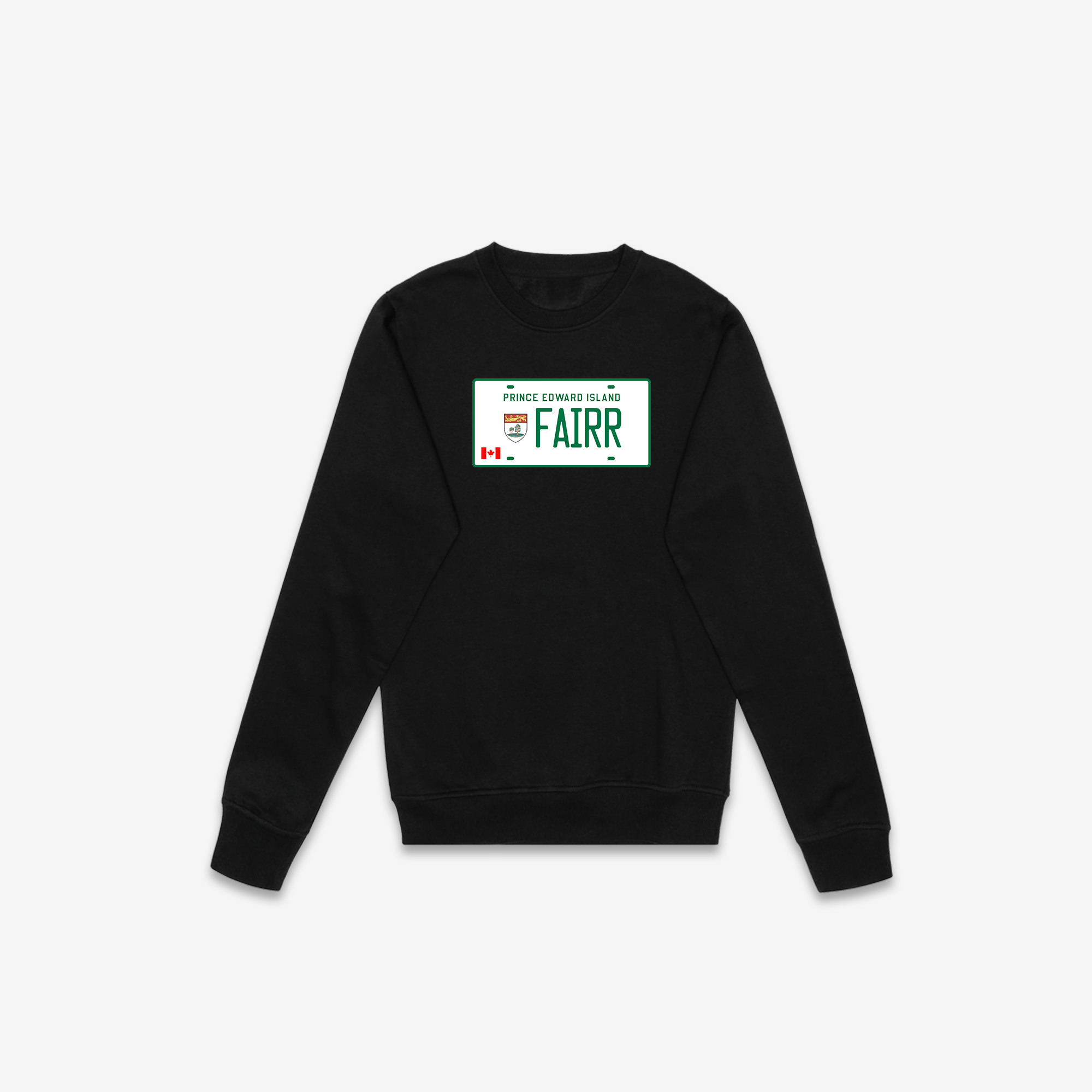 Fairr License Plate Crewneck