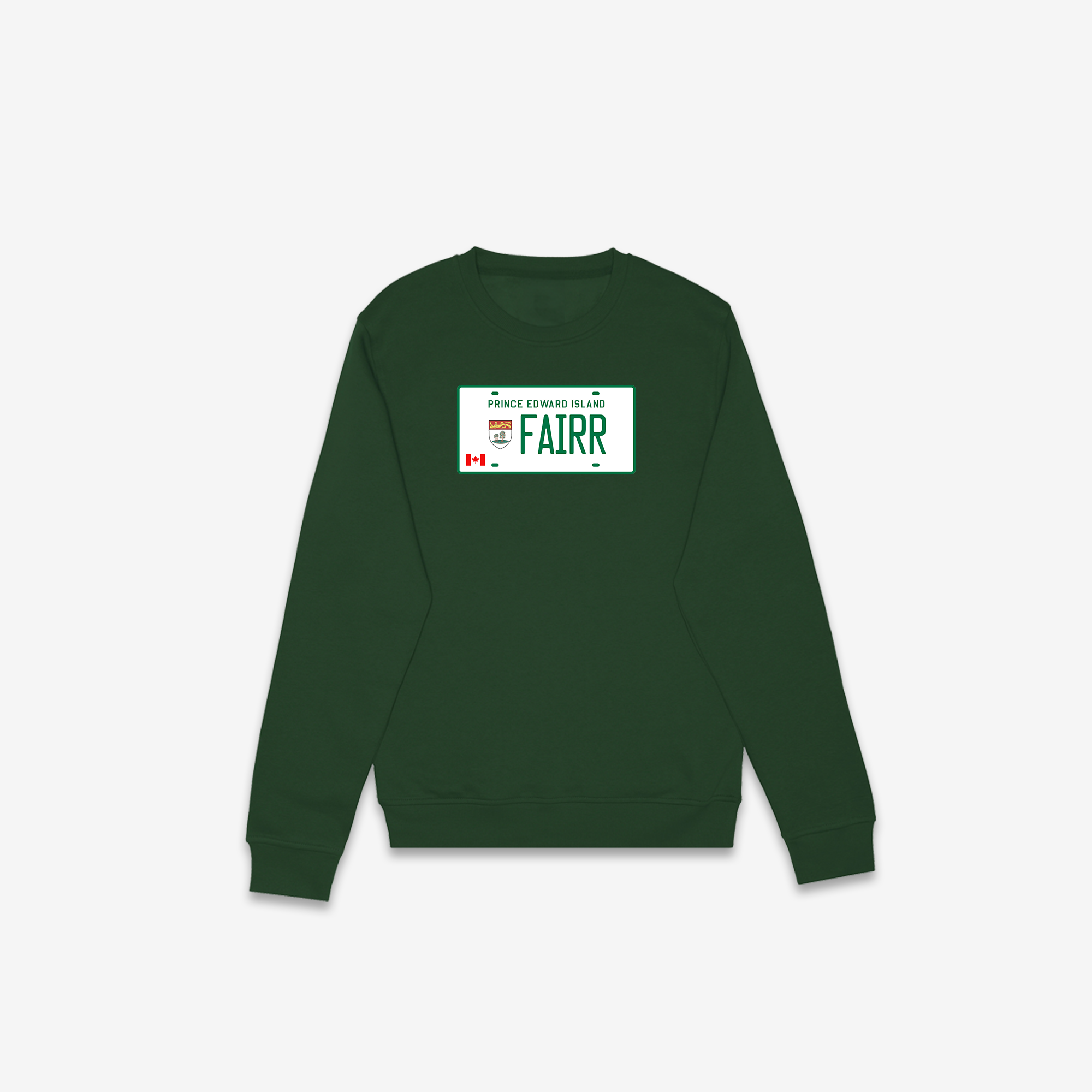 Fairr License Plate Crewneck