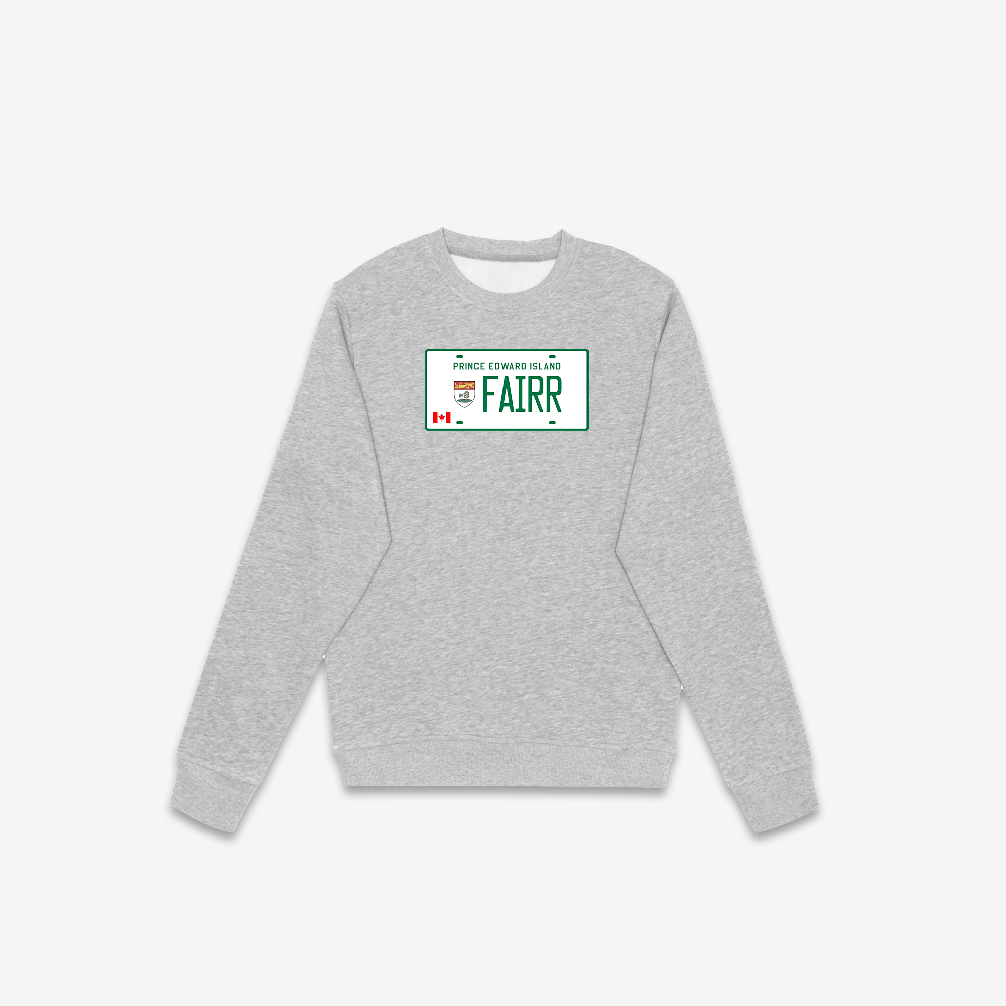 Fairr License Plate Crewneck