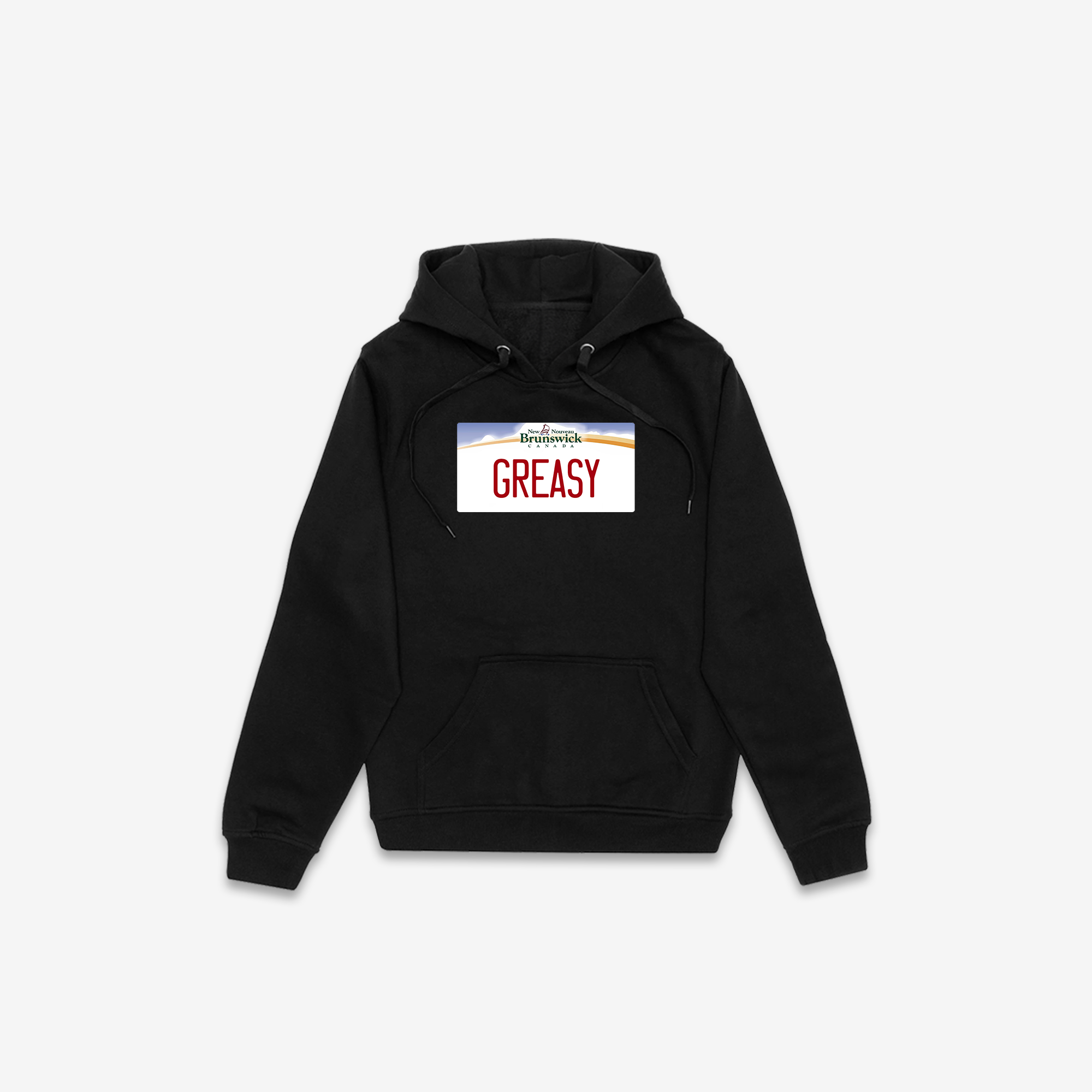Greasy License Plate Hoodie