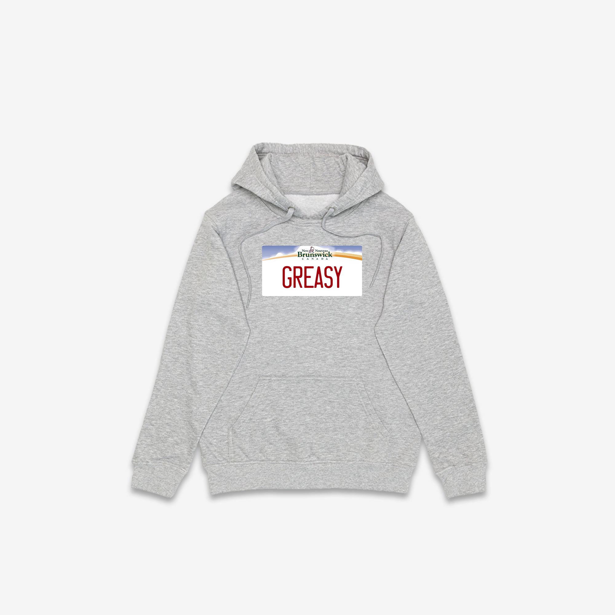 Greasy License Plate Hoodie