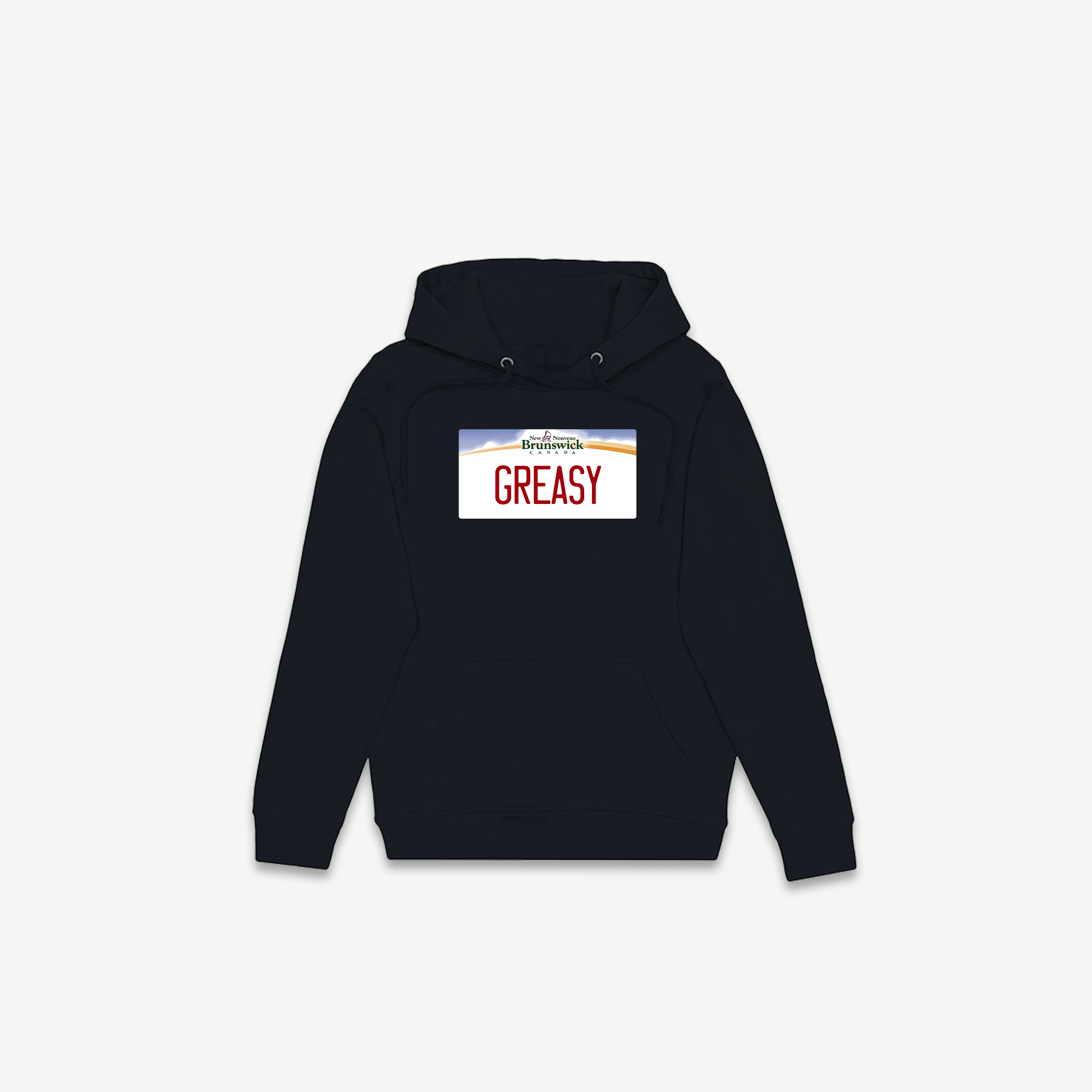 Greasy License Plate Hoodie