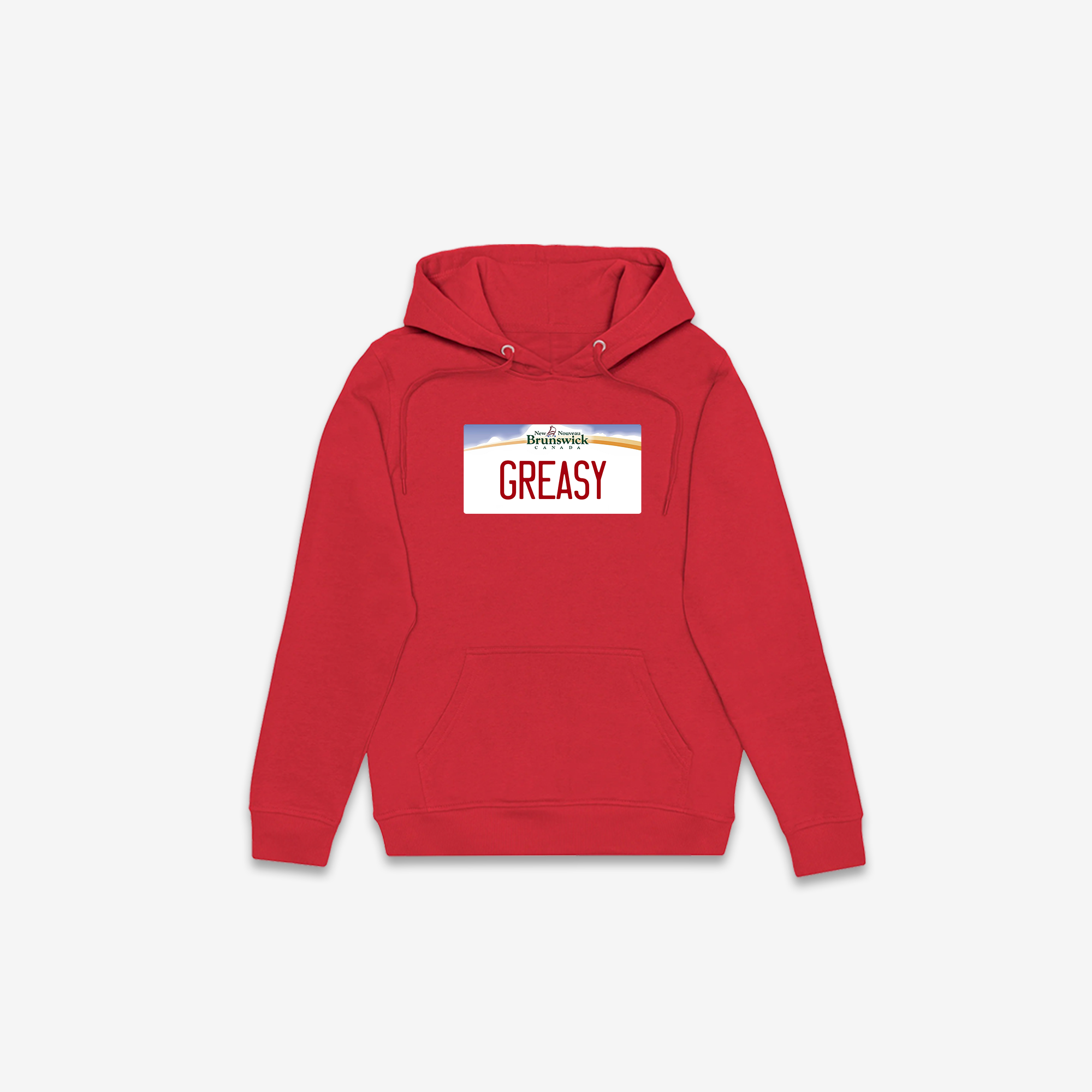 Greasy License Plate Hoodie