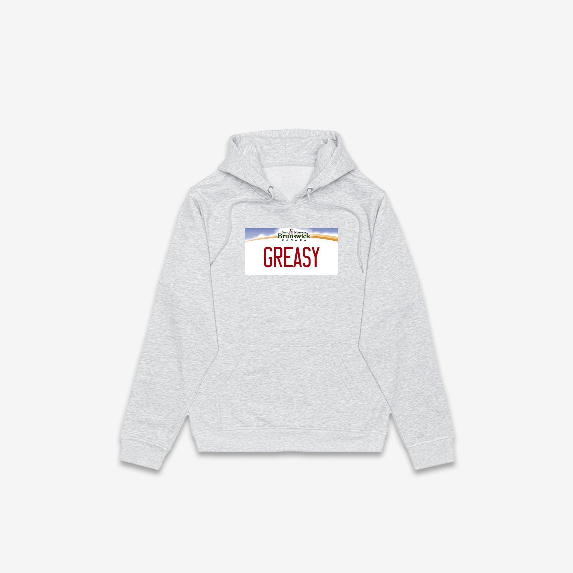Greasy License Plate Hoodie