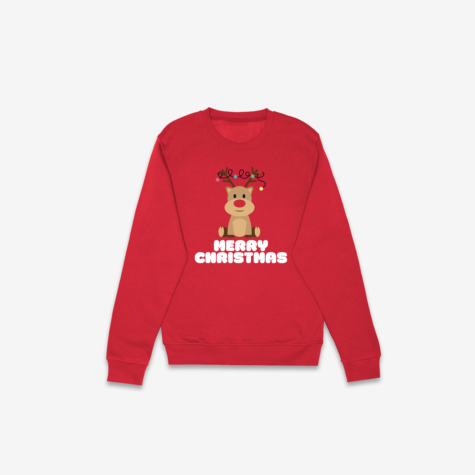 Merry Christmas (Reindeer) Crewneck