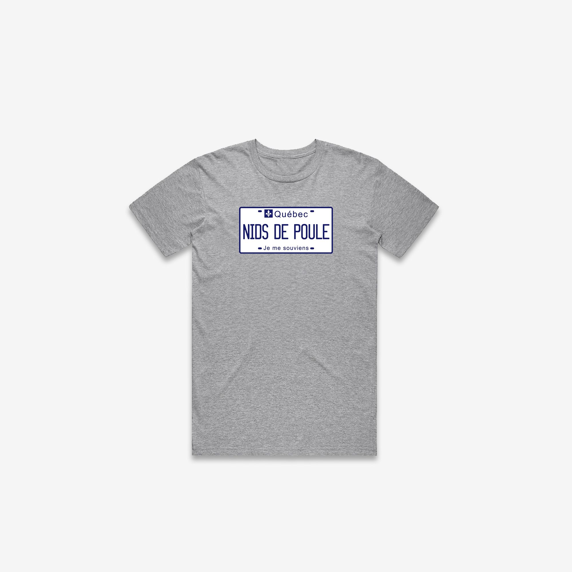 Nids de Poule Licence Plate T-Shirt