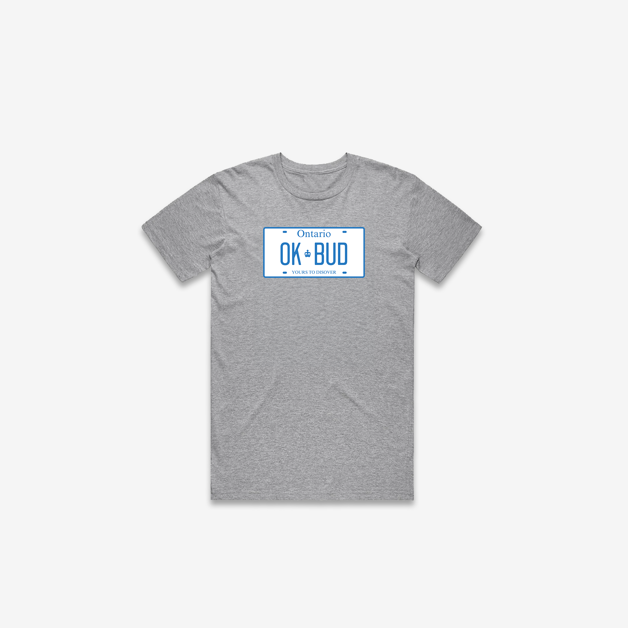 Ok Bud License Plate T-Shirt