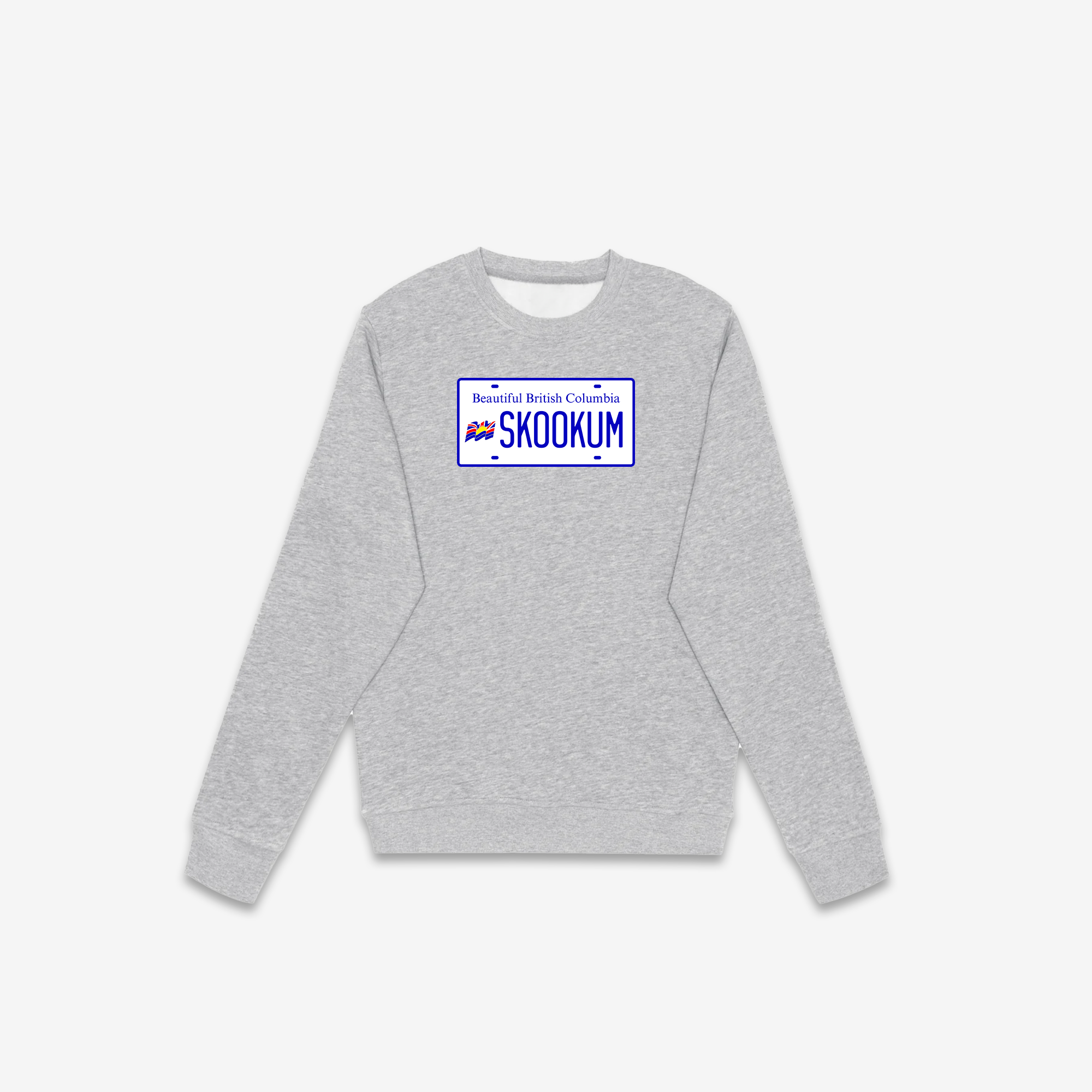 Skookum License Plate Crewneck