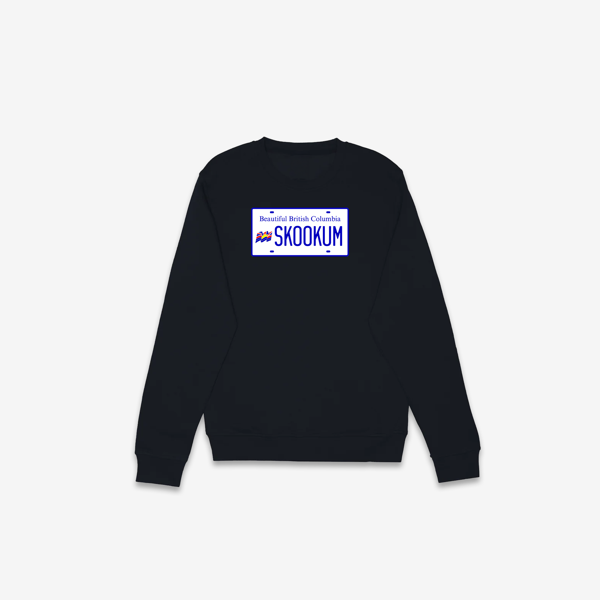 Skookum License Plate Crewneck