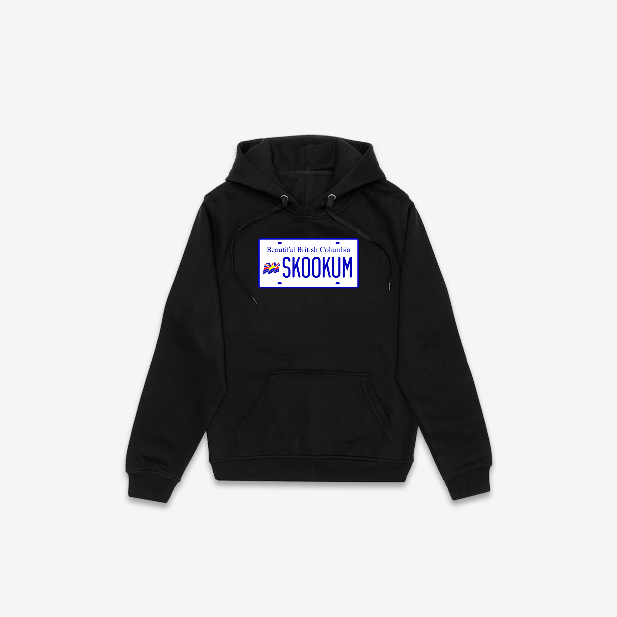 Skookum License Plate Hoodie