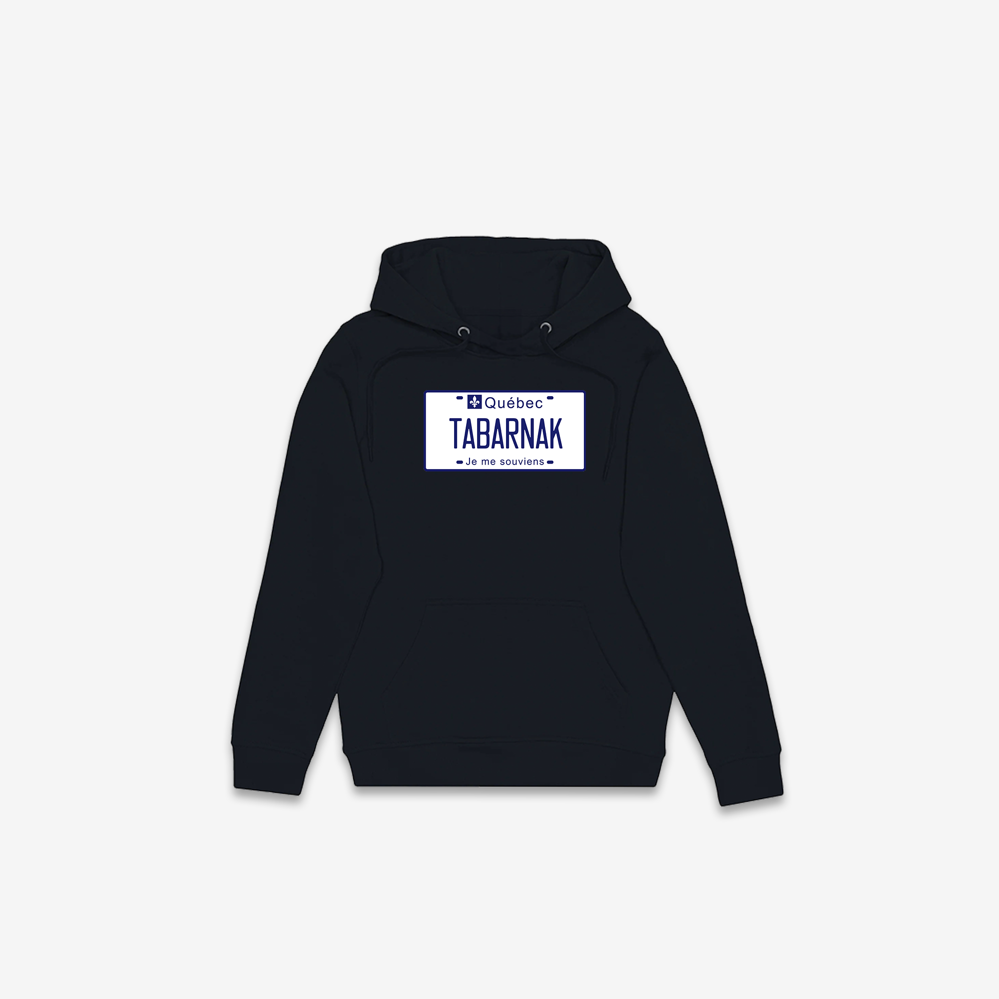 Tabarnak License Plate Hoodie