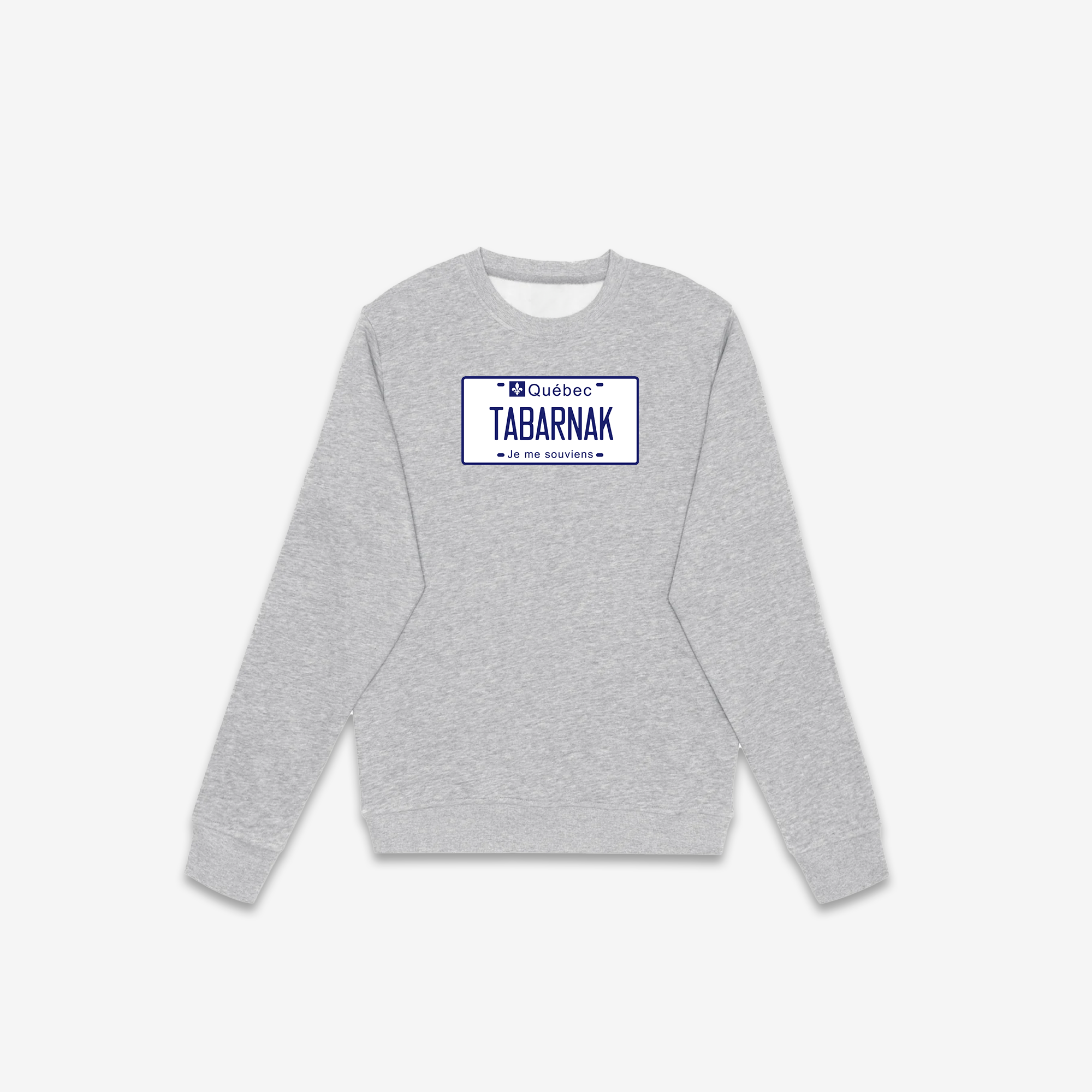 Tabarnak License Plate Crewneck