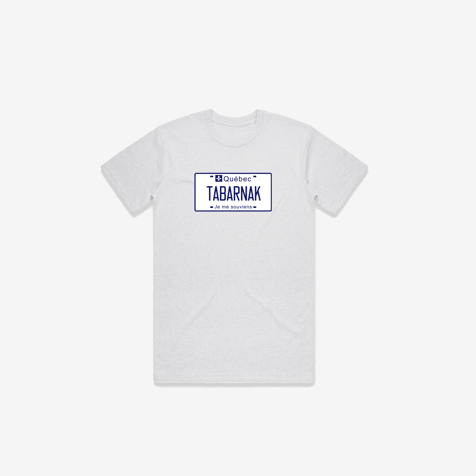 Tabarnak License Plate T-Shirt