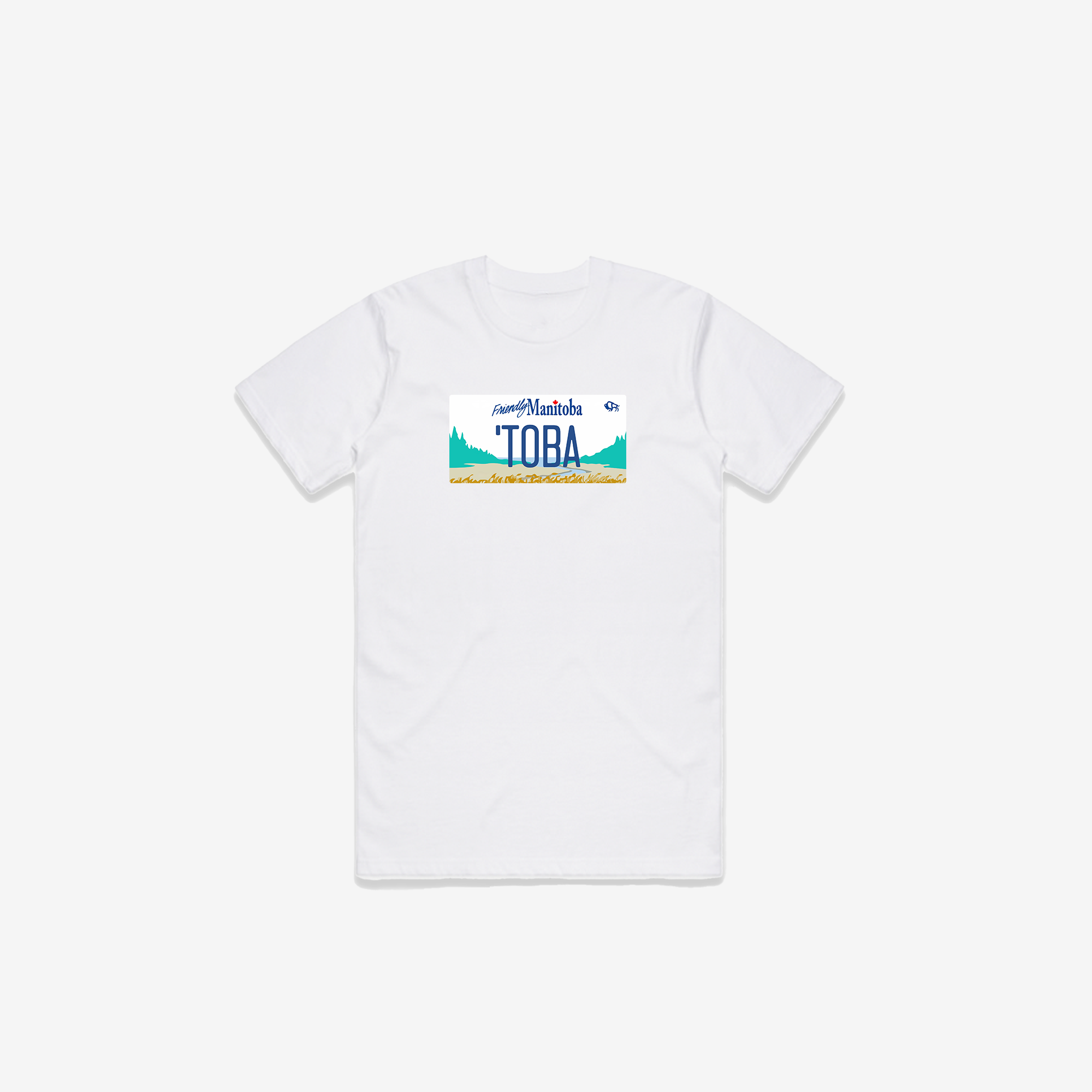 Toba License Plate T-Shirt