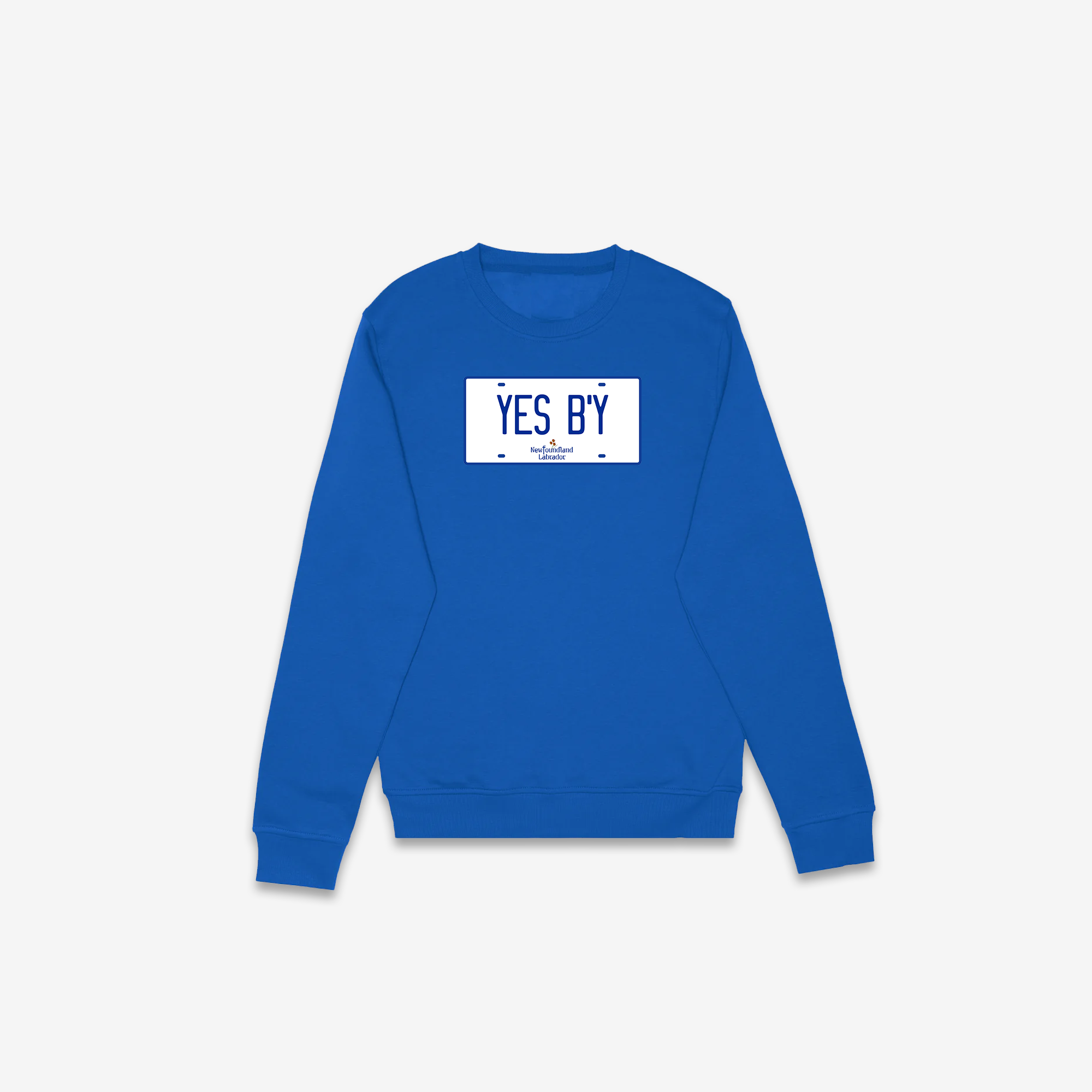 Yes B'y License Plate Crewneck