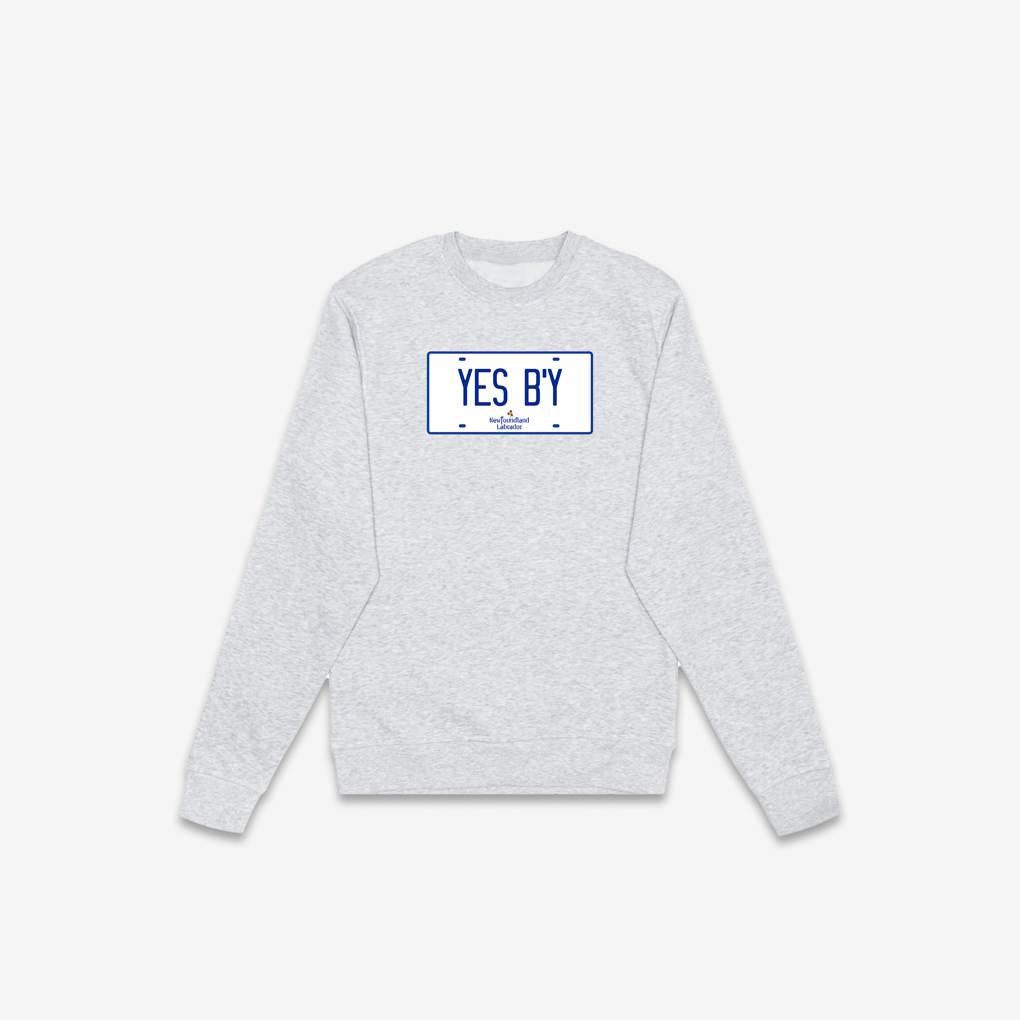 Yes B'y License Plate Crewneck