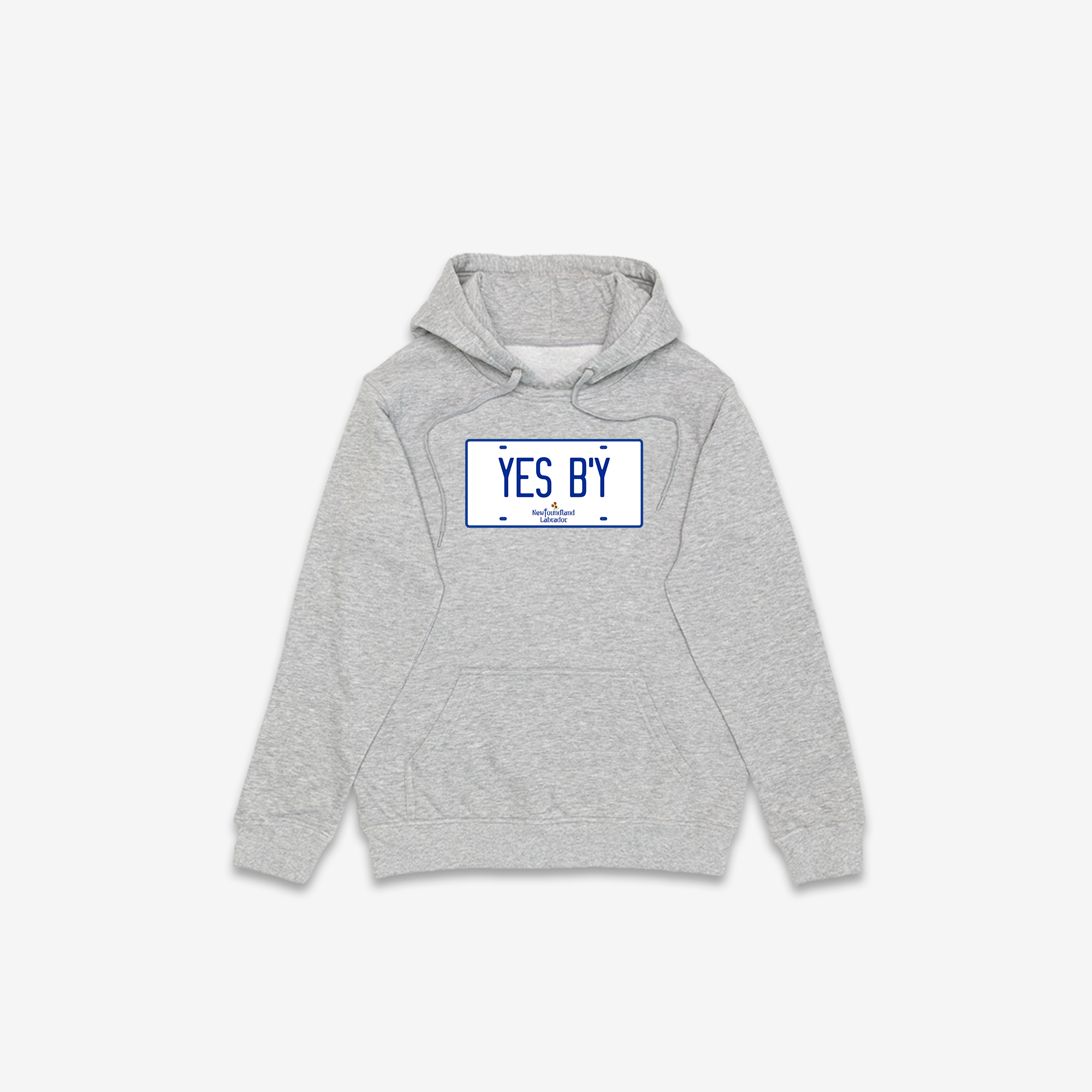 Yes B'y License Plate Hoodie