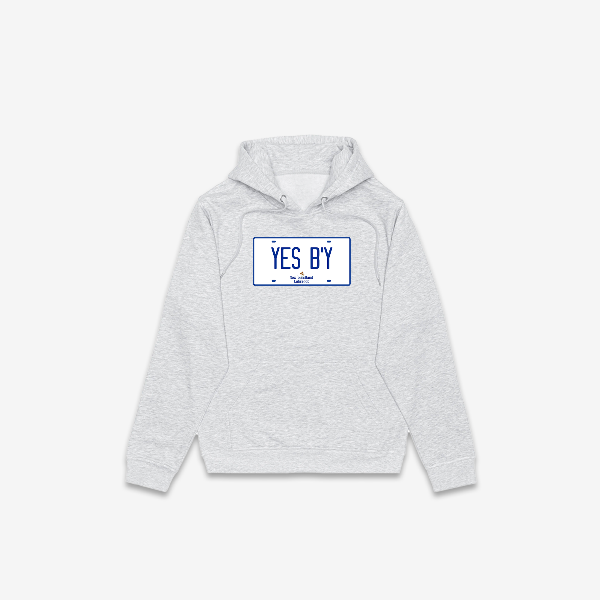 Yes B'y License Plate Hoodie