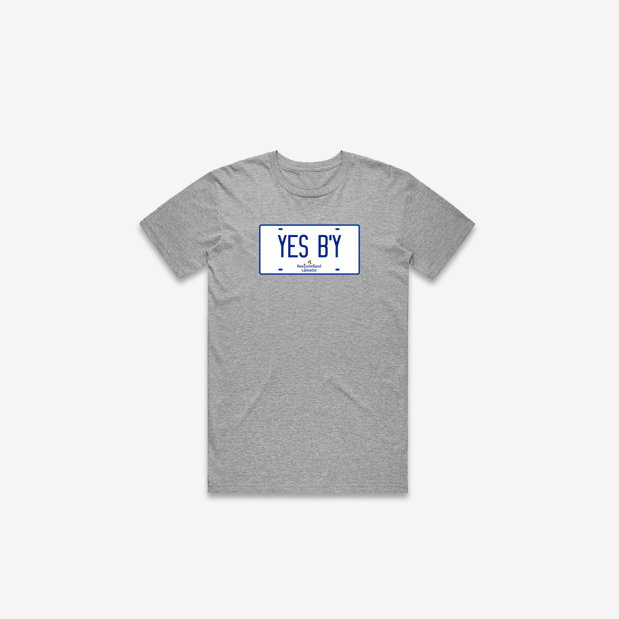 Yes B'y License Plate T-Shirt