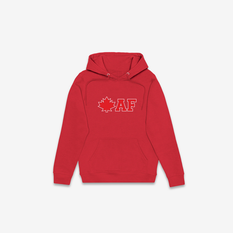 Canadian AF Hoodie - Red