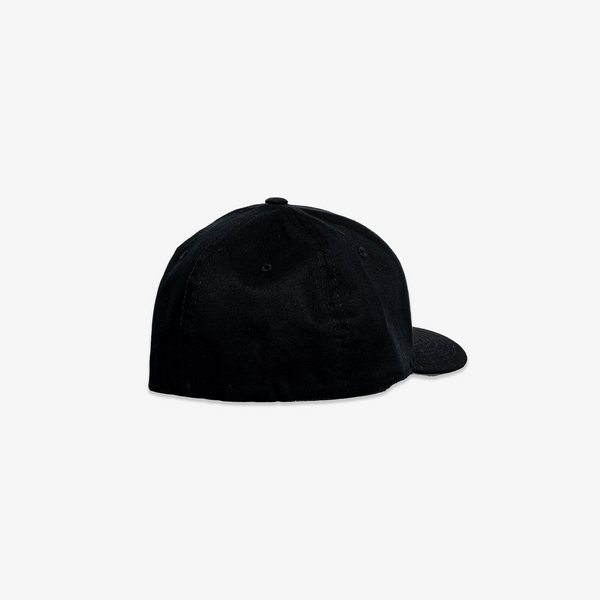 Maple Leaf Flex Fit Embroidered Cap - Black