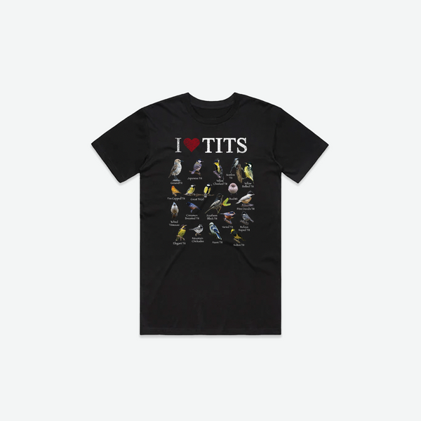 I <3 TITS T-Shirt - Black