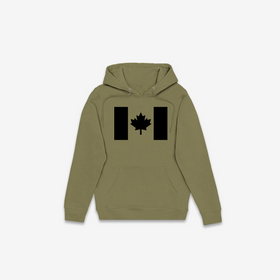 Sweat à capuche drapeau canadien