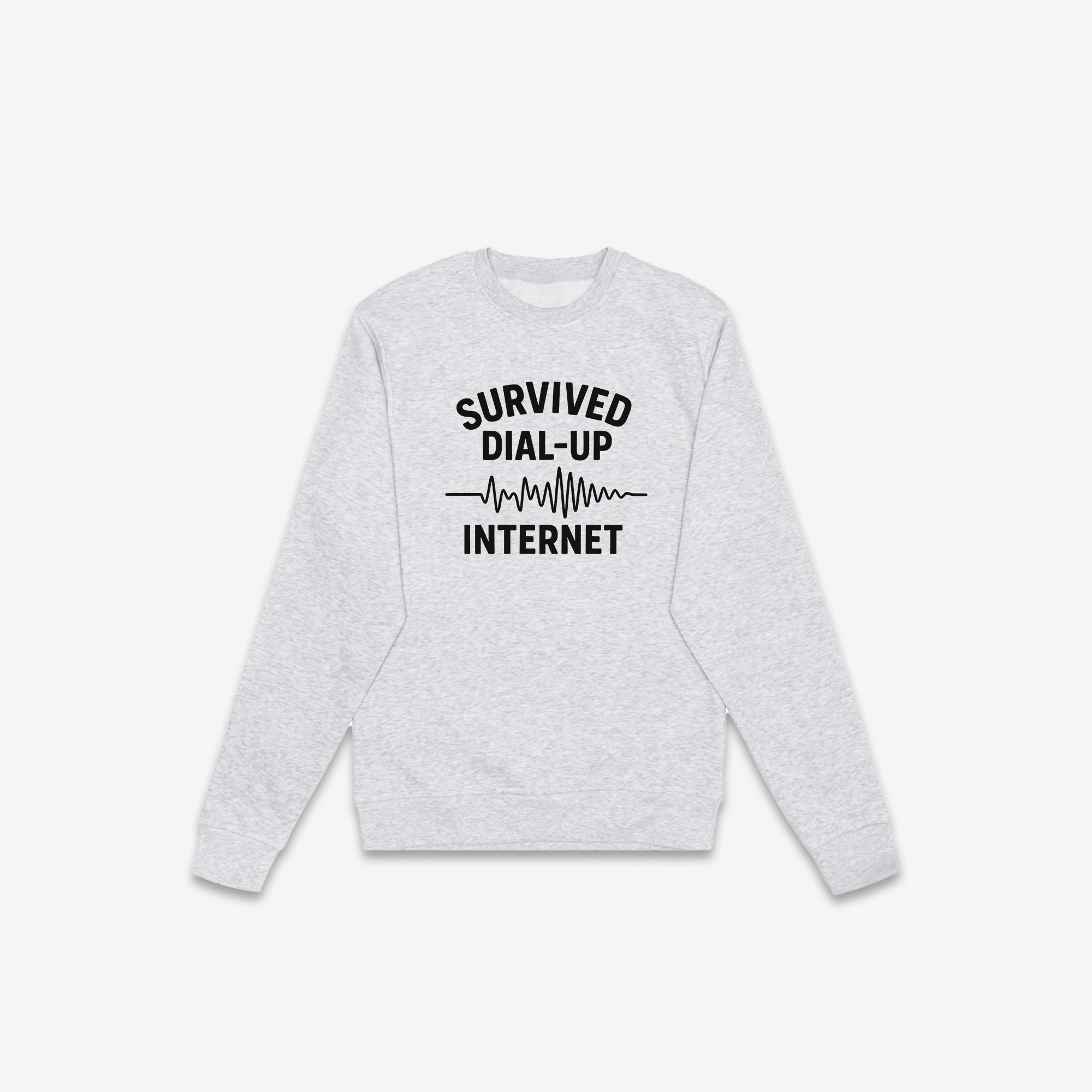 Survived Dial-Up Internet Crewneck