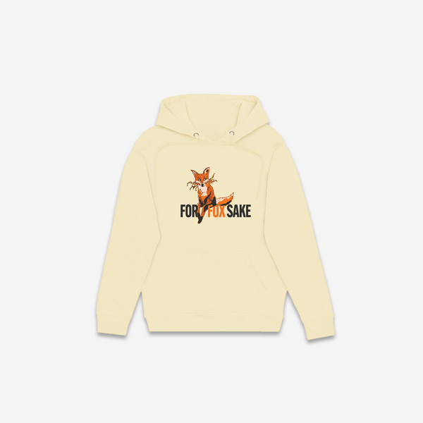 For Fox Sake Hoodie - Ivory