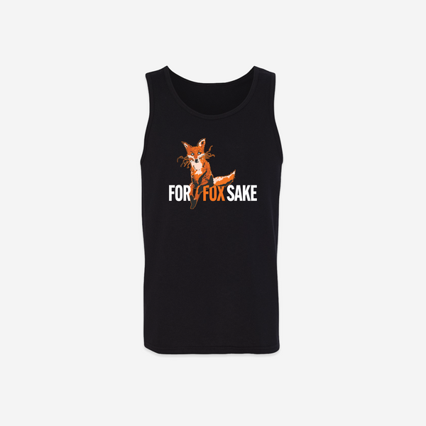 For Fox Sake Tank Top - Black