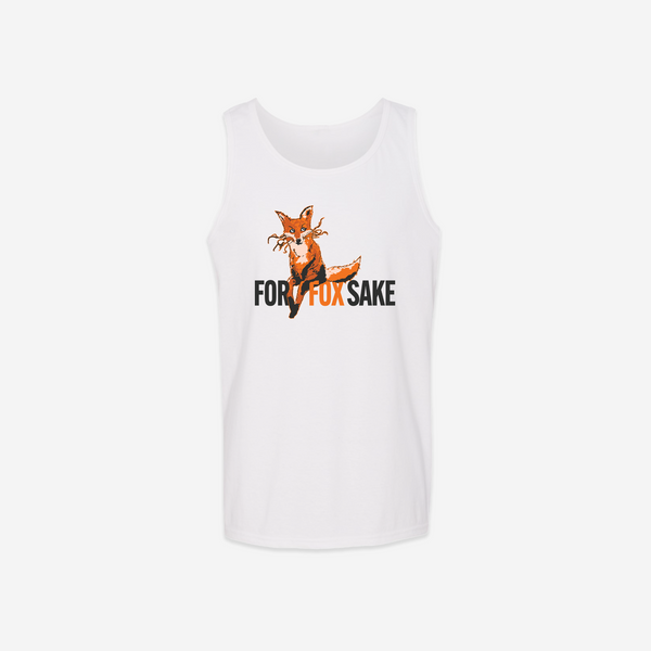 For Fox Sake Tank Top - White