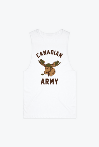 Canadian Army Tank - White 