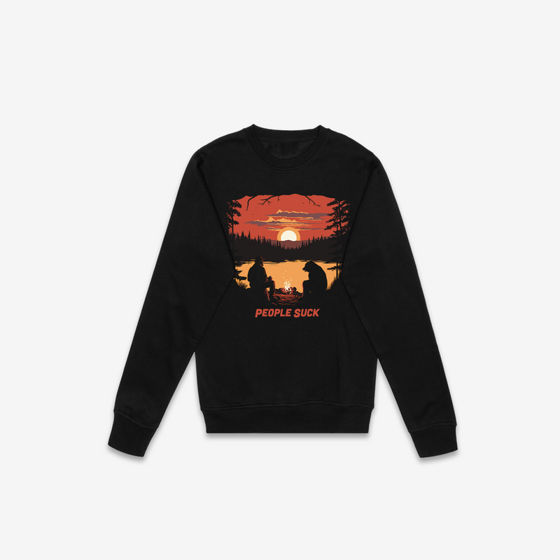 People Suck Crewneck - Black