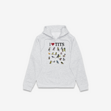 I <3 TITS Hoodie - Black