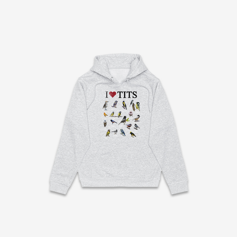 I <3 TITS Hoodie - Black