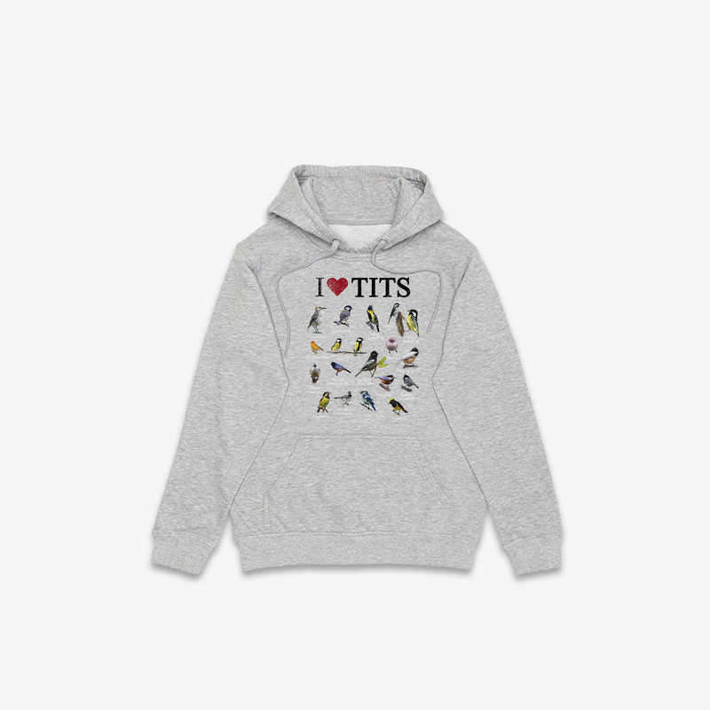 I <3 TITS Hoodie - Black