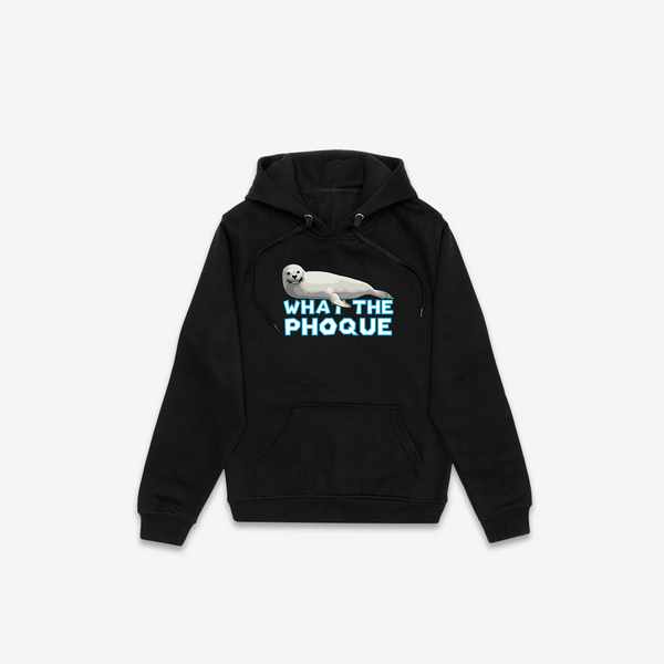 What the Phoque Hoodie - Black