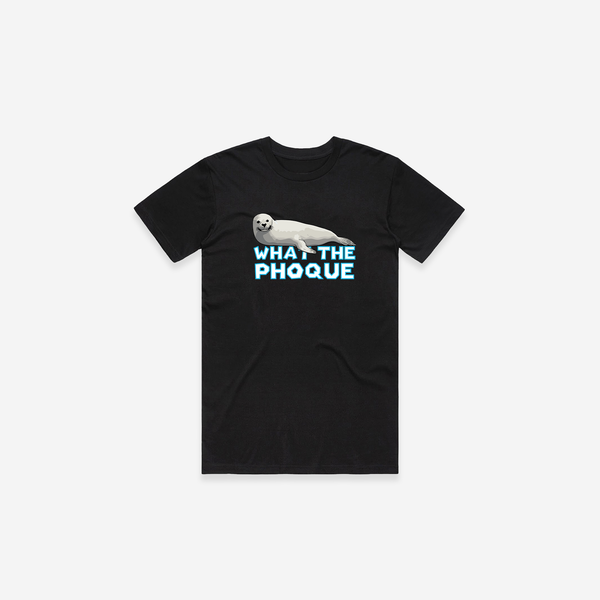 What the Phoque T-Shirt - Black