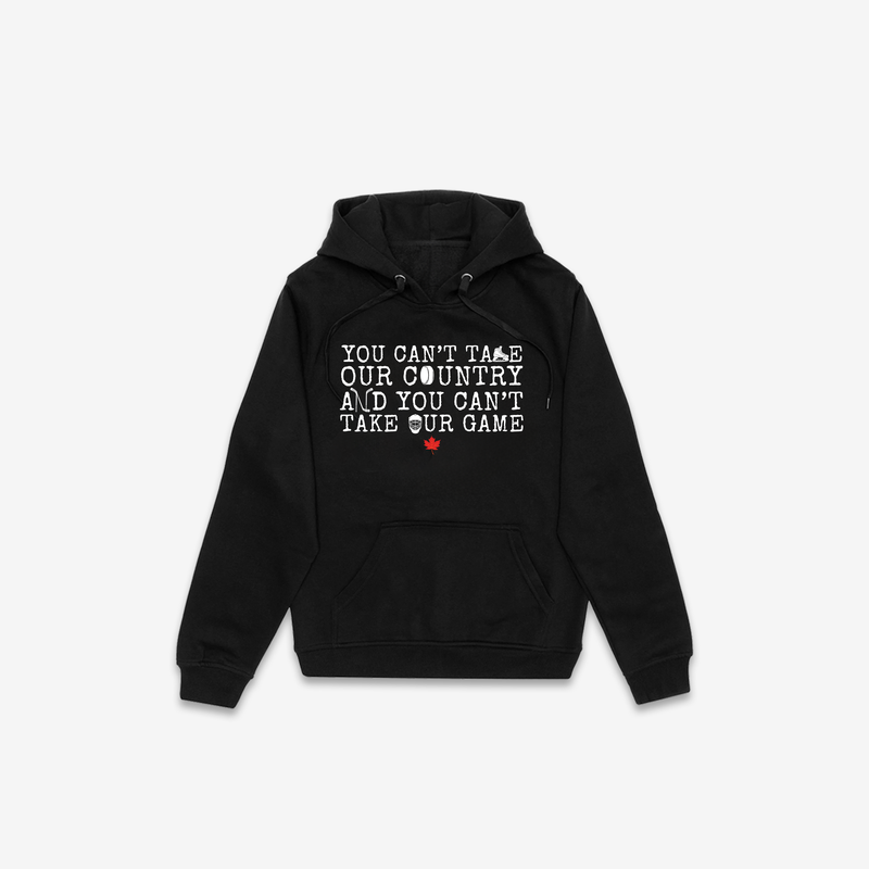 You Can't Take Our Country or Game (Graphic) Hoodie