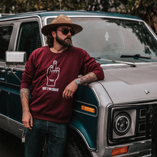 Load image into Gallery viewer, Get F*cked Middle Finger Crewneck - Maroon
