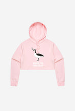 Load image into Gallery viewer, Beware The Cobra Chicken Cropped Hoodie - Pink
