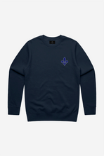 Load image into Gallery viewer, Tabarnak License Plate Crewneck - Navy

