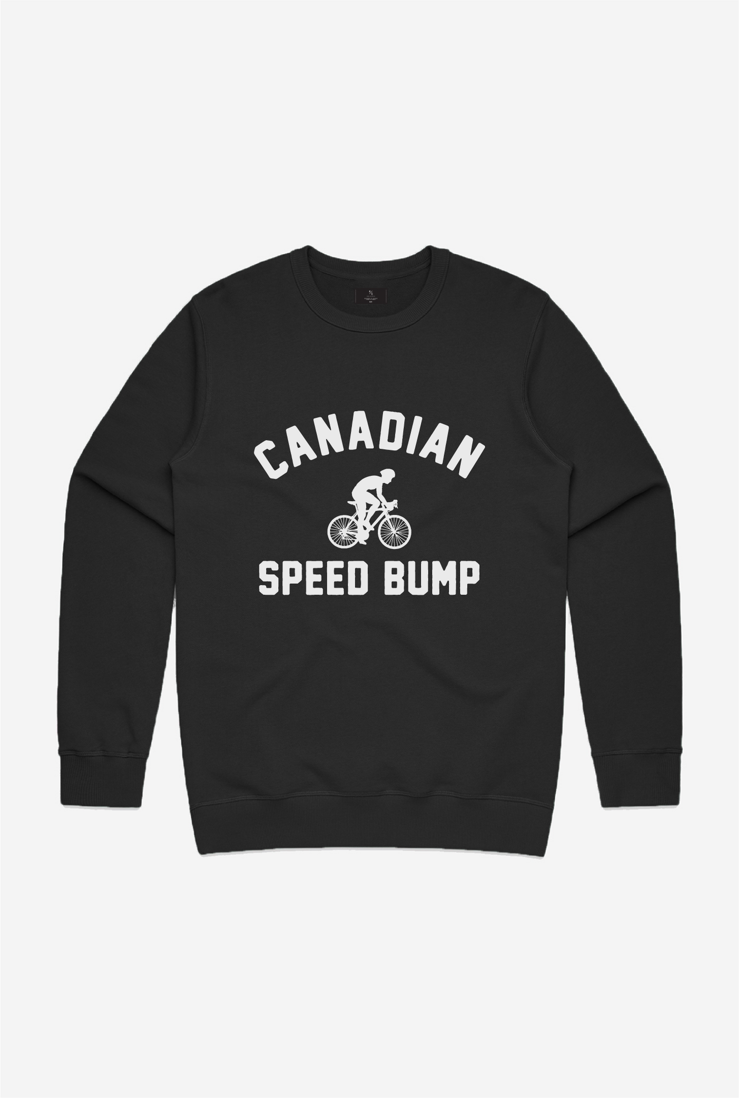 Canadian Speed Bump Crewneck - Black